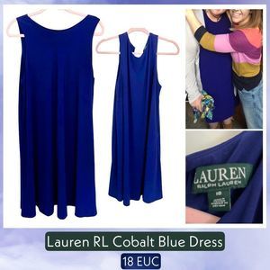🪩Lauren by Ralph Lauren Cobalt Blue Dress